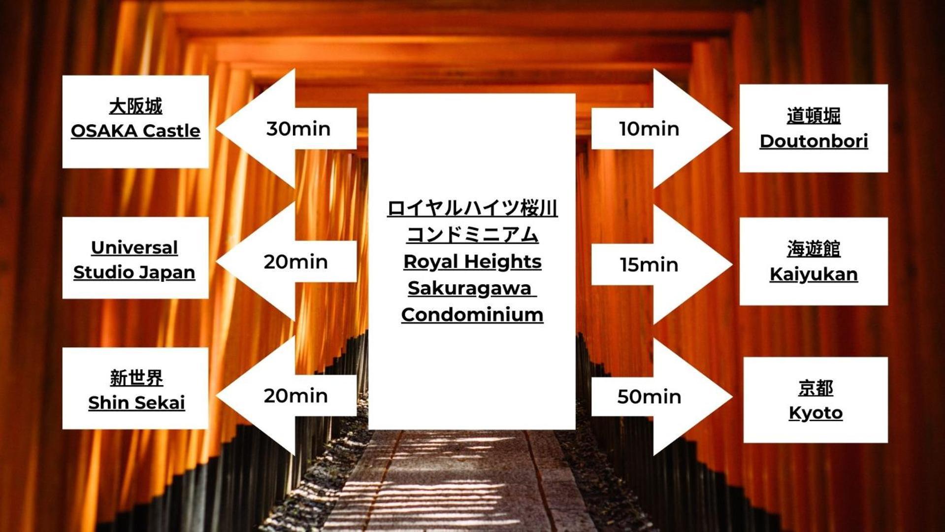 Royal Heights Sakuragawa Condominium Osaka Exterior photo